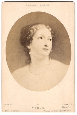 Fotografie Hanns Hanfstaengl, Dresden, Gemälde: Venus, nach Titian 