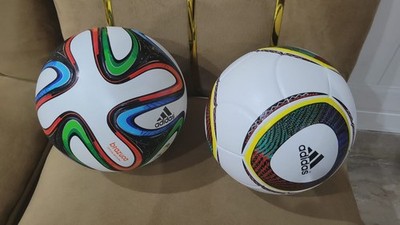 Adidas Brazuca 2014 + Jabulani 2010 Official Match Soccer Balls