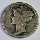 1920-D 10C Mercury Dime/ 90% Silver Coin