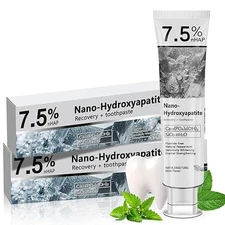 Pack of 2 ~ Hydroxyapatite Toothpaste for Advanced Enamel Protection 4.23 oz