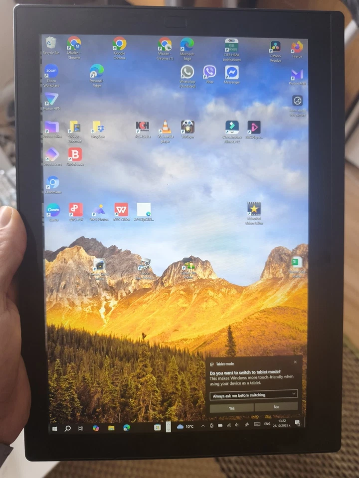 Lenovo 12in Thinkpad X1 Tablet 2In1, DetachableSignatureEdition,W10, 8RAM,256SSD - Image 4 of 4