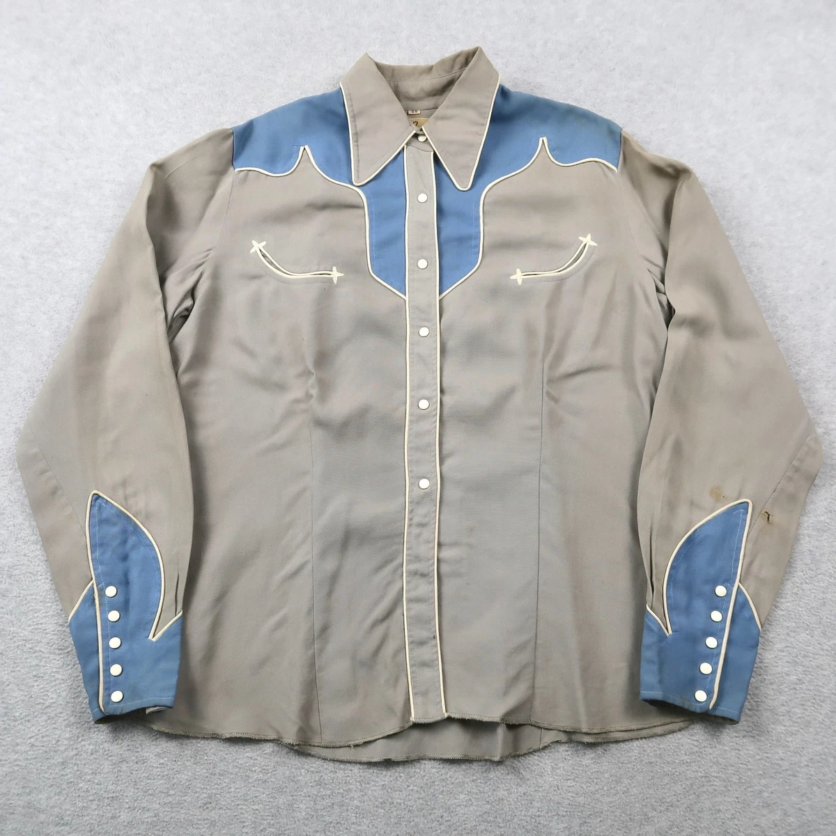 ▪️50’s【WOLFE’S】WESTERN SHIRT Western 1950s Vintage Casual Shirts for Men for sale - eBay