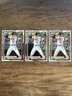 2024 Bowman Draft Konnor Griffin Chrome 1st 3 Card Lot BDC-22 Pirates Prospect