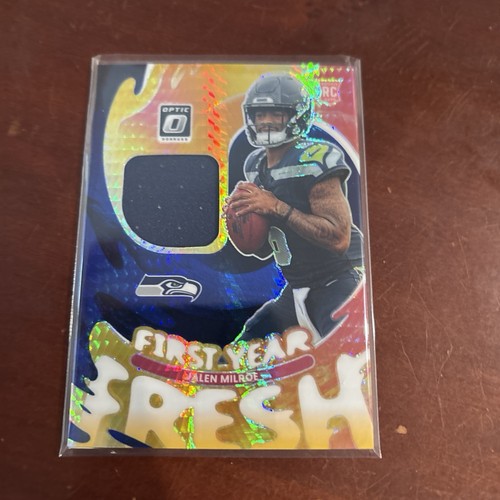 2025 Donruss Optic Jalen Milroe Blue Hyper (RAW)