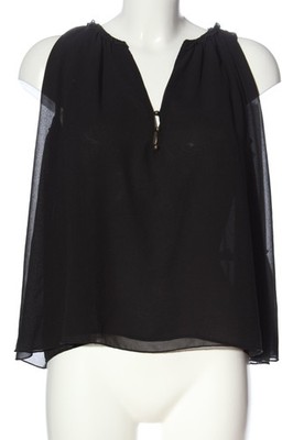 ZARA BASIC ärmellose Bluse Damen Bluse Gr. DE 36 schwarz Business-Look