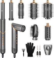 8 in 1 Hair Styler  Air Dryer Wrap Curler, High-Speed Negative Ionic Foldable H