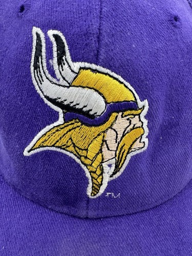 VINTAGE American Needle Minnesota Vikings Mütze NFL verstellbar bestickt Cap - Bild 2 von 11