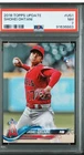 2018 Topps Update Shohei Ohtani #US1 Pitching In Red Jersey PSA 7 NM