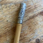 WW1 WW2 MILITARY ISSUE METAL NICKEL TOP ARTILLERY COMPANY SWAGGER STICK