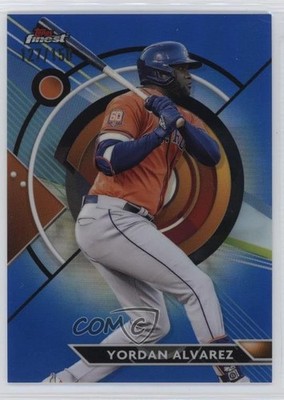 2023 Topps Finest Blue Refractor /150 Yordan Alvarez #61 13y1
