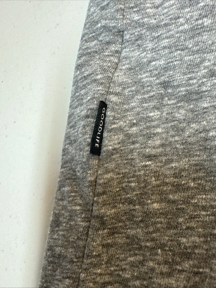 Camiseta GOODLIFE Tri-Mezcla Vieira Crew Gris Jaspeado Talla L Foto 4 de 4