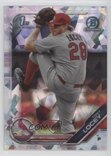 2019 Bowman Chrome Draft Sapphire Edition Tony Locey #BDC-70 6u5
