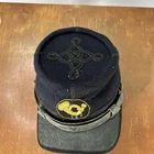CIVIL WAR US UNION INFANTRY CAPTAIN OFFICER WOOL KEPI FORAGE CAP HAT-LARGE
