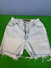 Super Rare Vintage Levi’s Woman Size 13 Jean Shorts Made In USA Blue Denim Cut