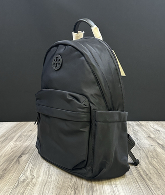 Tory Burch Ella Nylon Backpack Black 88368 Authentic  display picture 1