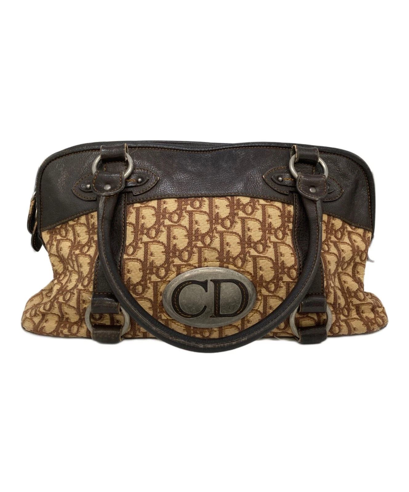 Dior — Christian Dior Trotter Leather Brown Shoulder Bag #TFB4439