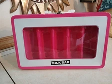 Bath & Body Works MILK Storage Tin Box Display EMPTY