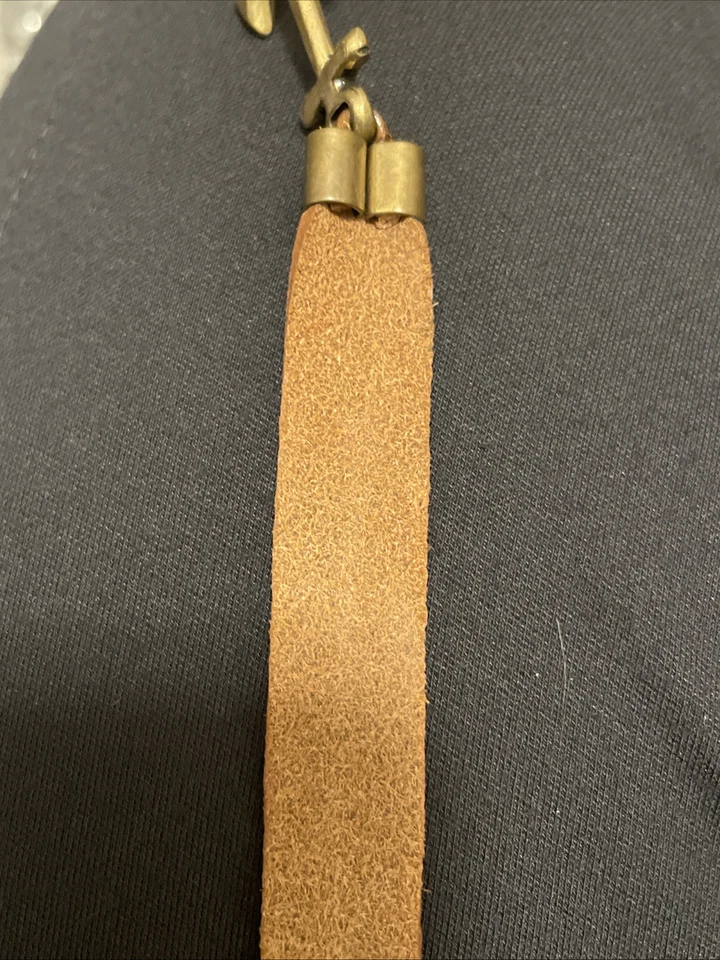 Bracelete âncora bronze envoltório remo BROOKS BROTHERS x KIEL JAMES PATRICK pequena - Imagem 4 de 4