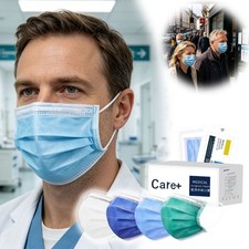 50PCS Mask ASTM Level 3 Medical Surgical Dental Disposable 3-Ply Ear-Loop Masks