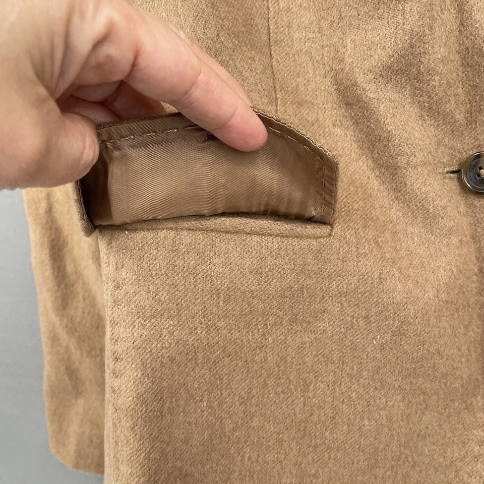 Brooks Brothers Blazer 4 Womens Jacket Camel Hair Buttons Pockets Lined - Image 2 of 4