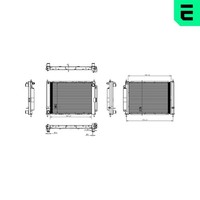 MotorküHler WasserküHler ERA 673057 FüR Renault Clio 3 BR0 CR0 Modus KR0 JP01