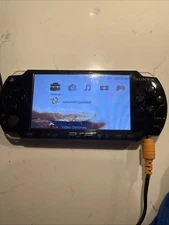 Sony Playstation PSP 2001 Piano Black Handheld System Console - Parts or Repair