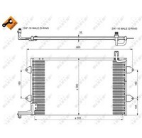 Kondensator, Klimaanlage Easy Fit Nrf 35584 FüR Vw Golf Iii