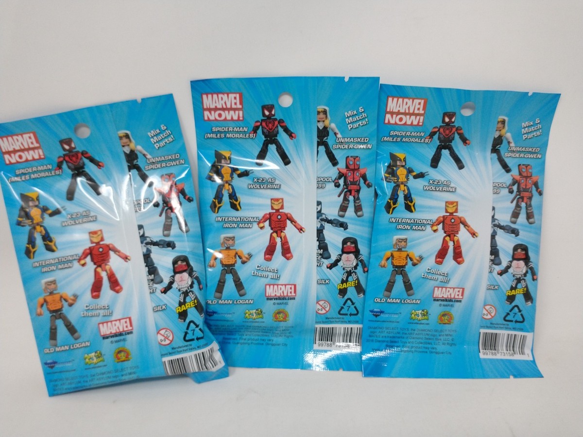 x3 Marvel Minimates Marvel NOW! Blind Mystery Figure Series 1 NEW