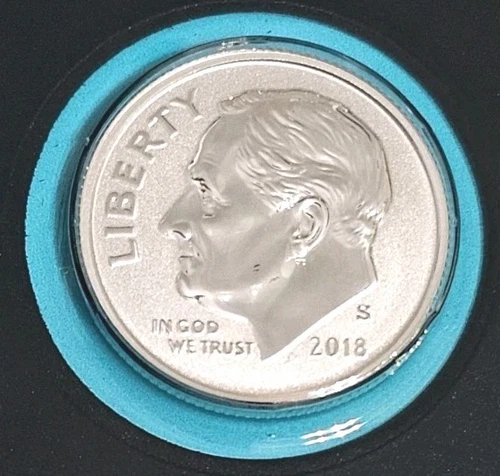 2018 S Roosevelt Reverse Proof SILVER DIME 10c Pulled From Storage, Fast Ship