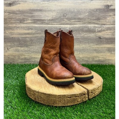 John Deere Youth -Size 13.5M - Brown Cowboy Boots Style  display picture 2