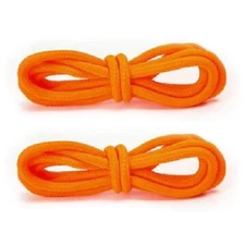 Orange Heavy Duty Thick Replacement Round Rope Boot Sneakers Shoe Laces Hiking