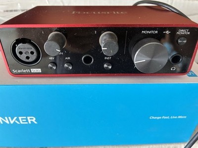 Focusrite Scarlett Solo 3rd Gen 2-Channel Pro Audio Interface - SCARLETT-SOLO-3G