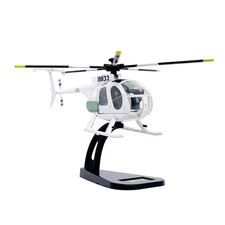 1PCS 2.8in US Army MH-6 Little Bird Helicopter Finished Model Toy Gift Kit