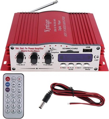 Car Stereo Amplifier Digital Player 12V Hi-Fi Support USB/SD/FM/MMC/DVD /... 