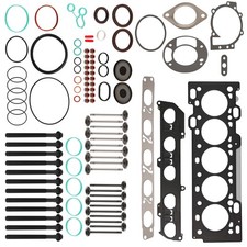 Cylinder Head Gasket Set + Bolts Valves For Volvo C30 C70 S40 S60 V50 V60 2.5L