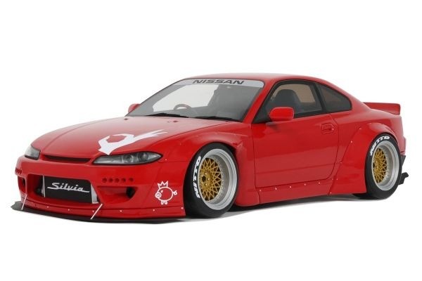 Otto Mobile OTM1115 1/18 Rocket Bunny Nissan Silvia S15 2014 Rosso Limitata