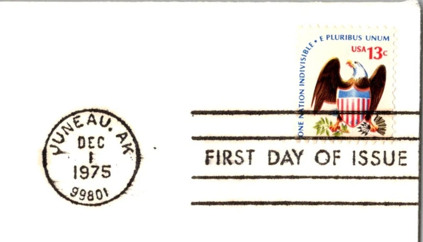 Vintage FDC USPS Scott #1596 Eagle & Shield Definitive Series c1975 Artcraft - Image 3 of 4