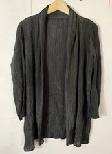 Issey Miyake  Archive 1980s Pleats Please Black Shawl Size Men's 38R Medium M