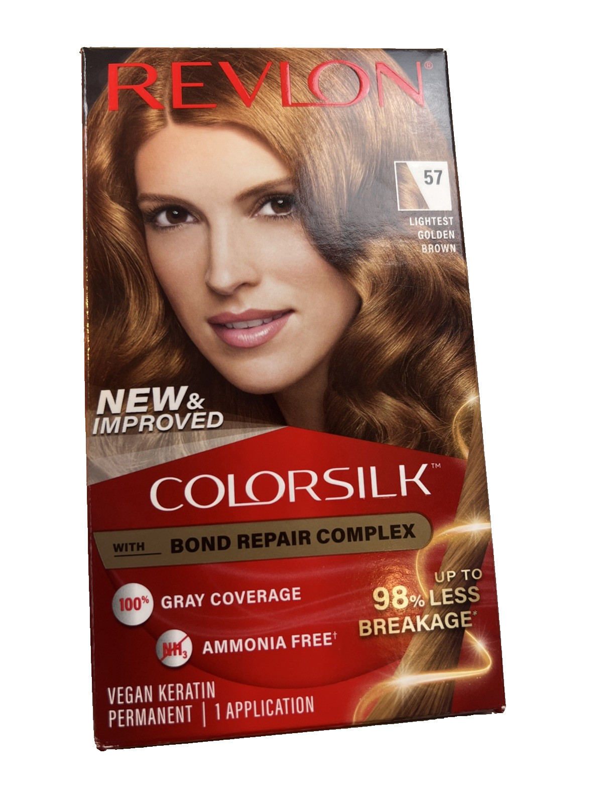 Silk Beautiful Color Permanent Hair Color 57 Lightest Golden