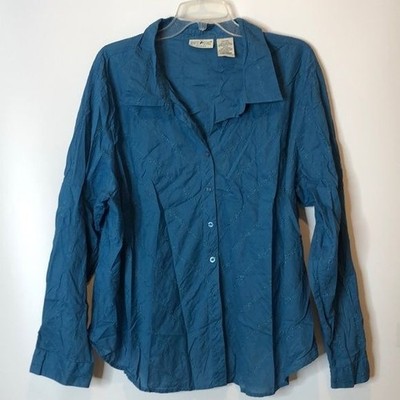 White Stag Button Down Top 22W PLUS SIZE