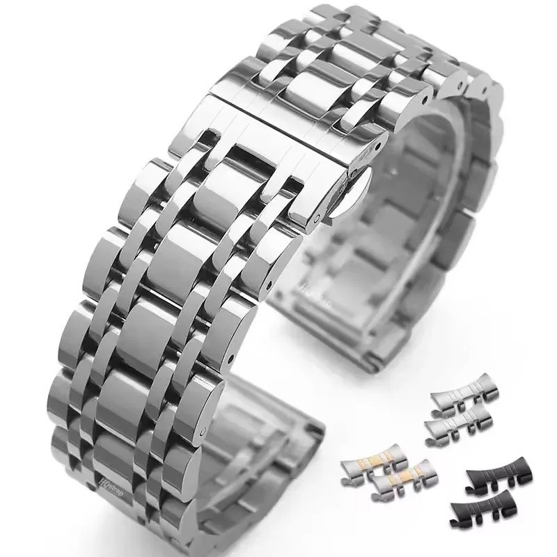 Bracelet montre acier inoxydable 18mm 20mm 22mm maillons homme