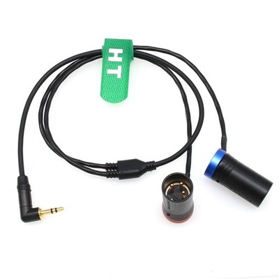 3.5mm to Dual XLR Audio Cable for Wireless Microphone and Camera Recording