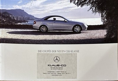 Mercedes CLK Coupe Prospekt Brochure Depliant 02/2002