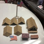 Vintage Marx -The Battle of the Blue& Gray - Union Tents & other pieces