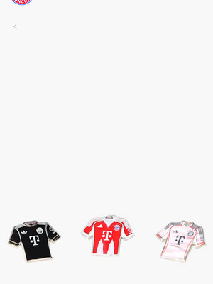 FC Bayern München Pin Trikots 3er-Set