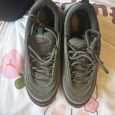 Nike Air Max 97 Olive Green Low Top Lace-Up Men's Sneakers 2018 921733-200