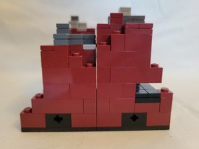 LEGO Minecraft Micro World #21106 The Nether (2013) 99% Complete W Book 2