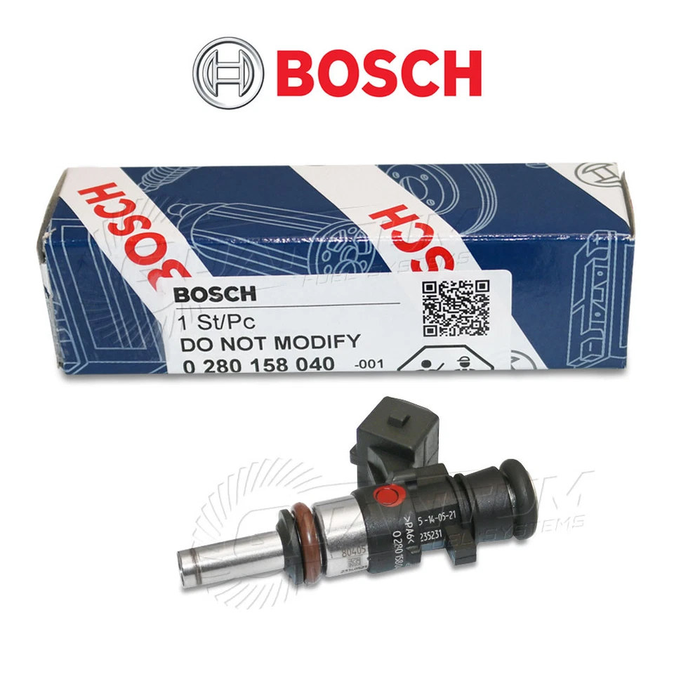 GENUINE Bosch 0280158040 EV14 980cc/min High Resistance Fuel Injectors [6] - Image 4 of 4