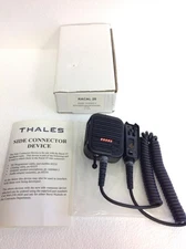NEW THALES  23386-1600469-3 - 0122 Radio Speaker MIC w/Belt Clip FREE SHIPPING