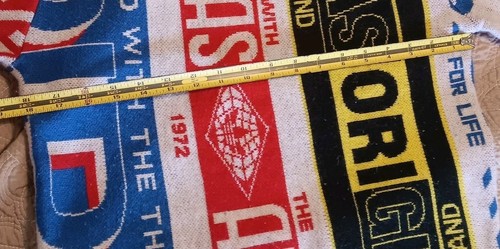 Adidas Scarf Knit Men’s Three Stripe Logo Sweater Xs Crewneck Multicolor - Picture 11 of 12